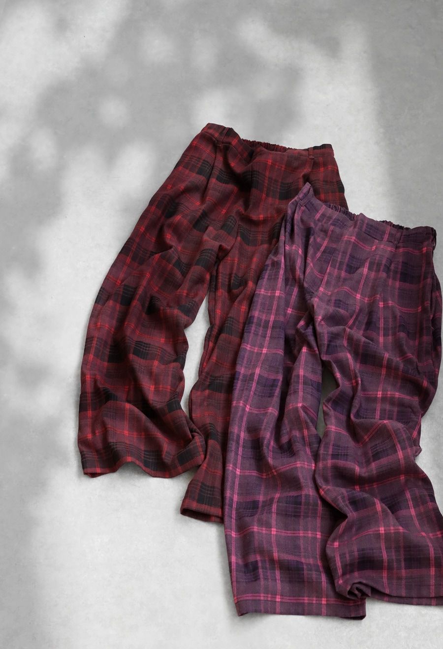 確認✩.*˚ チェック柄 ワイドパンツ レディース ボトムス パンツ 送料無料・再