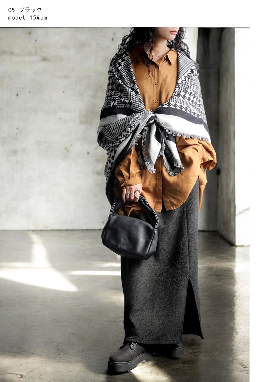 インド綿 千鳥柄 大判ストール レディース 長方形 送料無料・(80