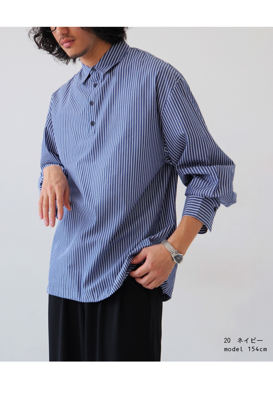 青い半袖ボタンアップシャツ ユニクロ UNIQLO シャツ トップス ボタンダウン チェック