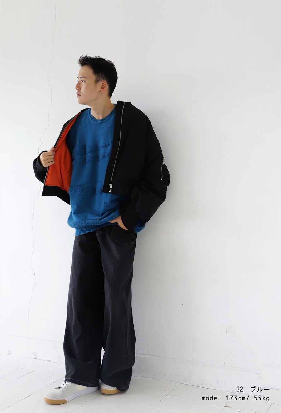 パンツ 「GRANCY」Button Layered Design Nylon Pants / ボタン 