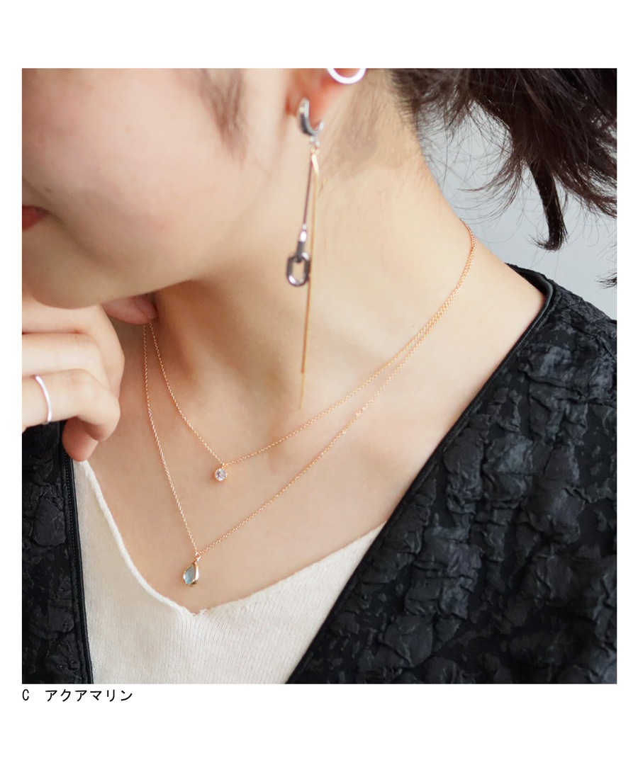 アクセ送料無料 誕生石ネックレス ネックレス レディース・(80)メール