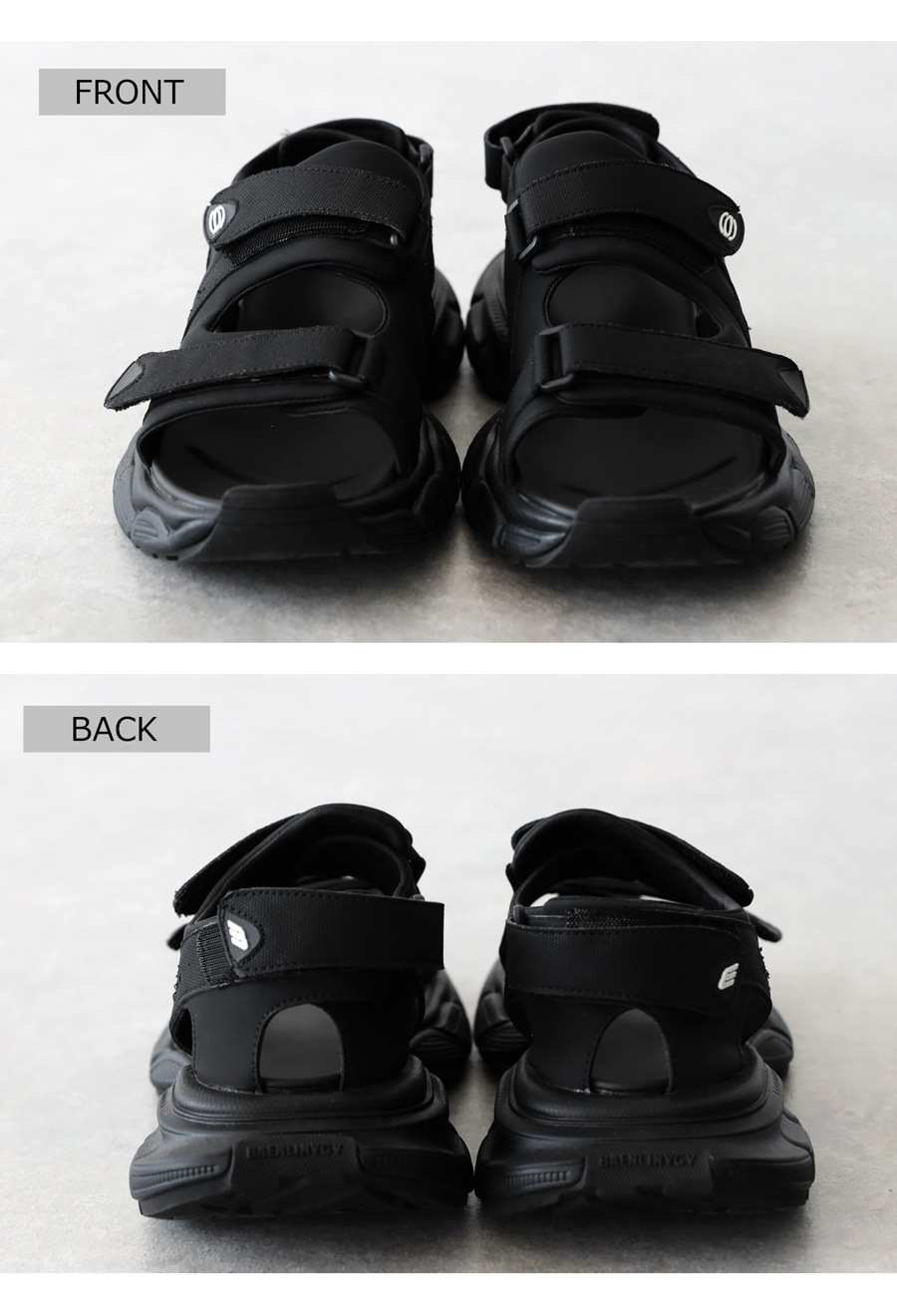 厚底 ベルクロ サンダル レディース 厚底サンダル 送料無料・メール便