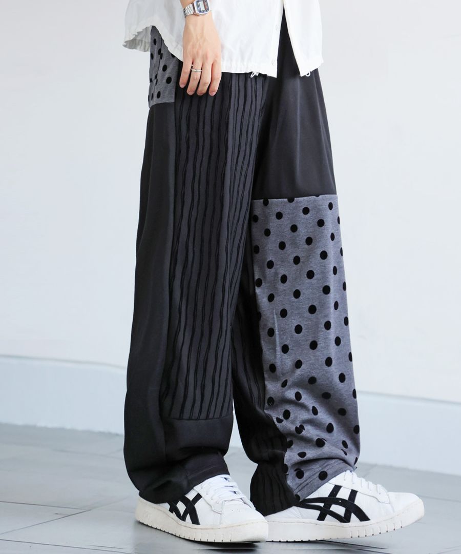 ストライプ ワイドパンツ　45R 楽天市場】ストライプ パンツ（ブランド45R）（ボトムス