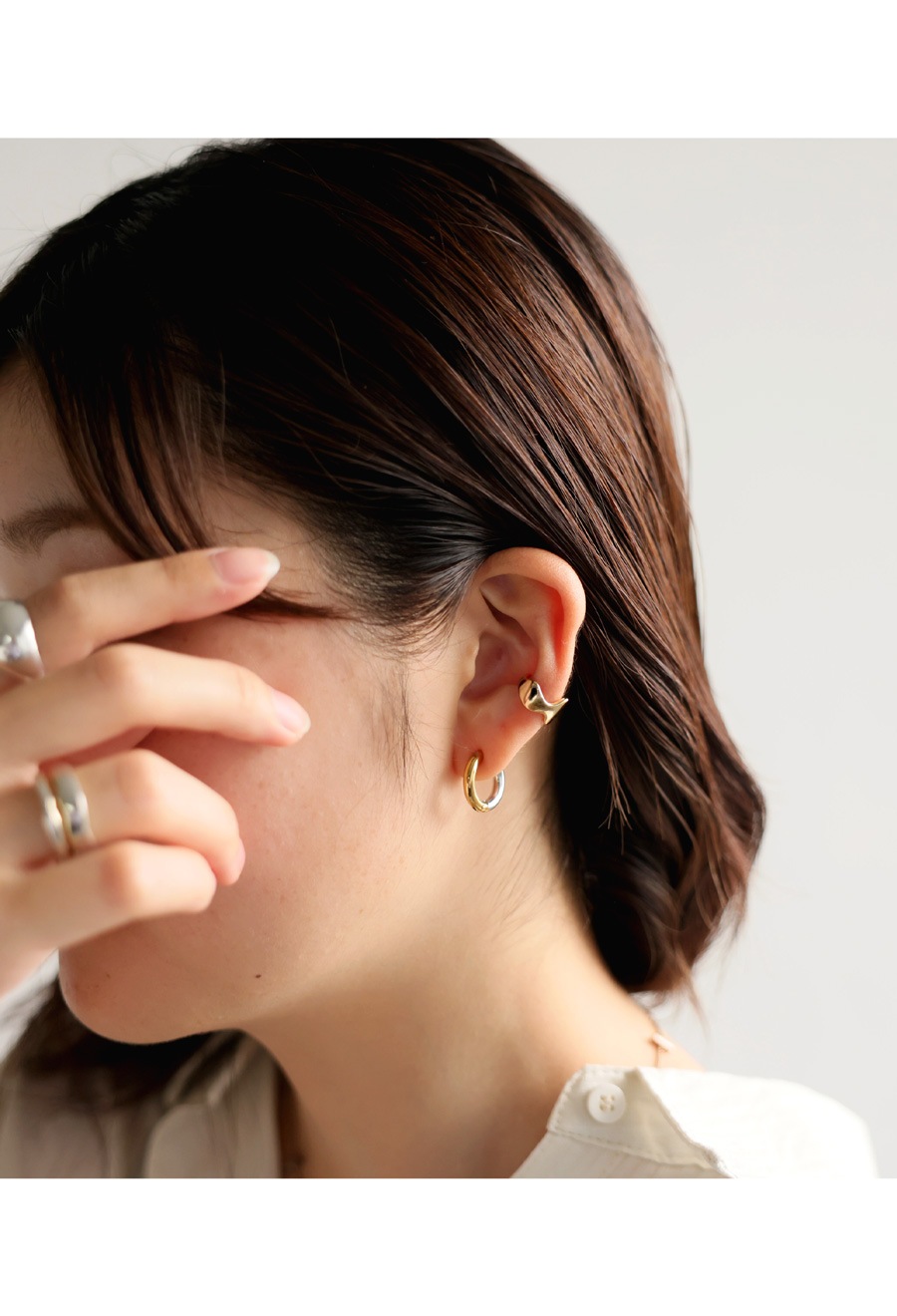 関税込 人気*完売前に【KAREN MILLEN】イヤーカフ セット アクセ送料無料 カーブイヤーカフ アクセサリー レディース・8月