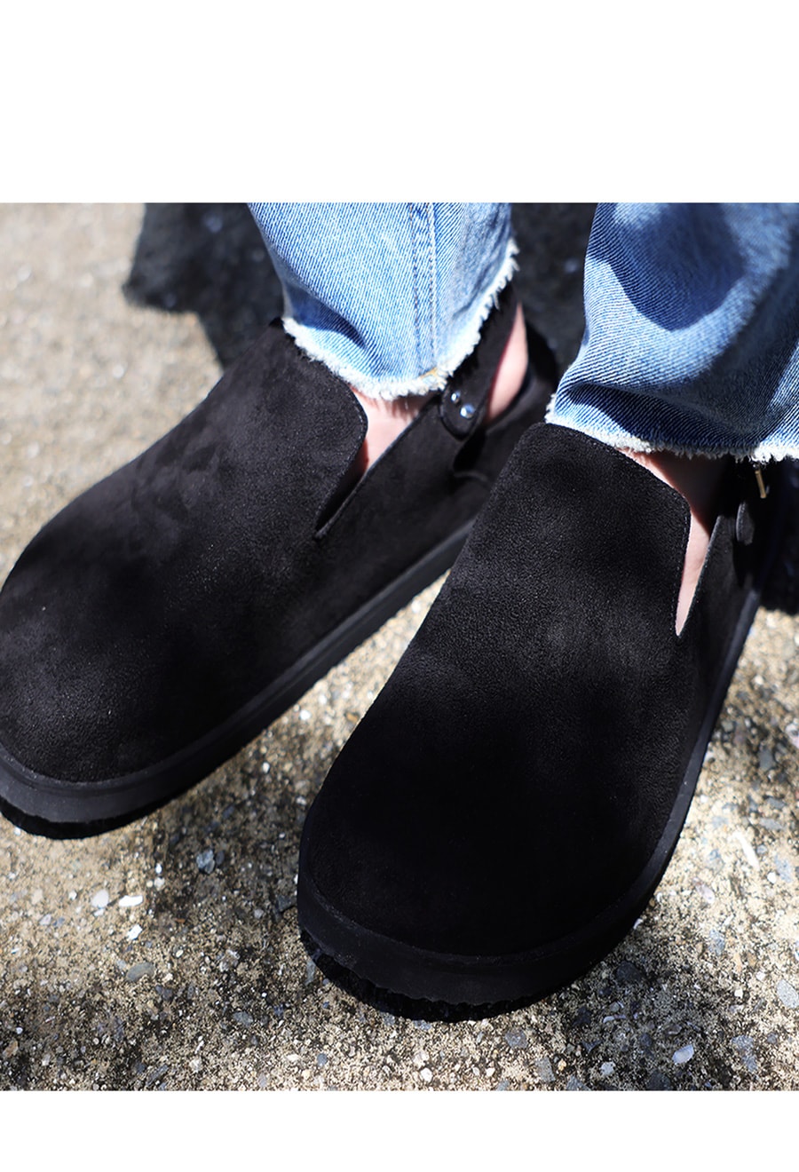 スエード調 サボサンダル レディース 靴 サンダル 送料無料