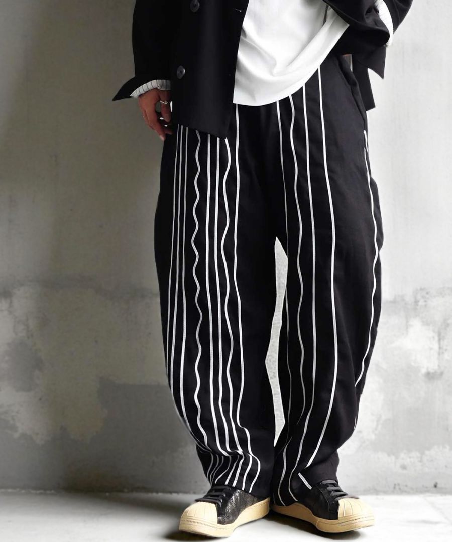 コード刺繍 バルーンパンツ メンズ ボトムス パンツ 送料無料・(100