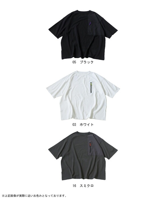 国内発送☆FLASH PACKER 異素材ポケット TEE 異素材ポケットTシャツ Tシャツ メンズ トップス 半袖 無地