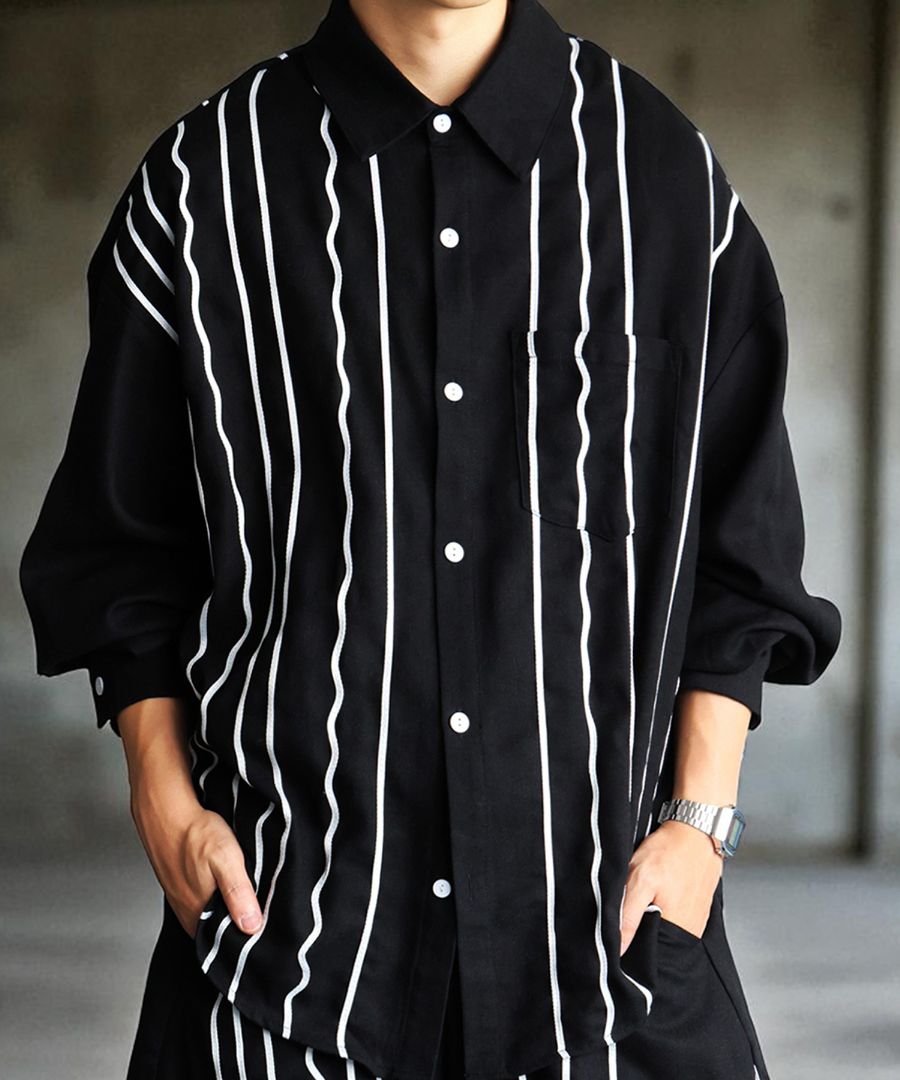 481 PGG 定価28,600円 長袖シャツ トップス メンズ サイズ4 M コード刺繍 シャツ メンズ トップス シャツ 長袖 送料無料・(100