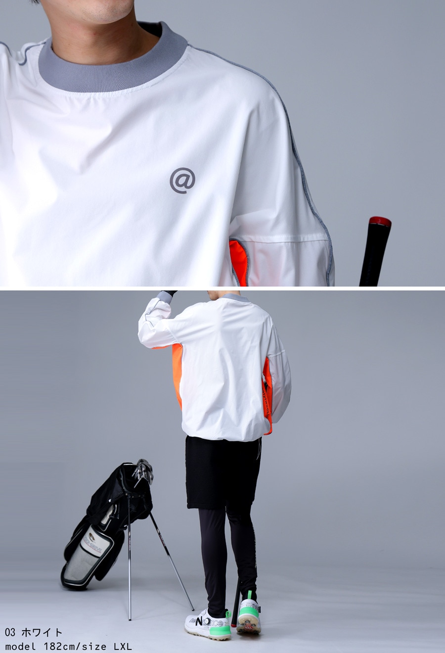 ANTIQUA GOLF×STCH パイピングトップス レディース 送料無料・再販