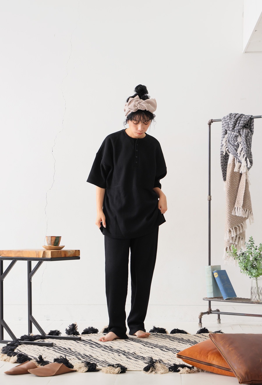 ワンマイルウェア ルームウェア レディース メンズ 上下セット 送料