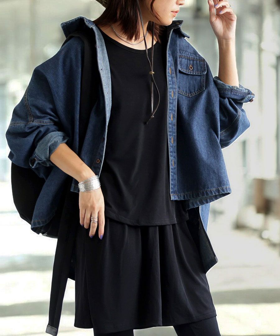 【美品】迷彩柄ハイネック長袖シャツ　パンツの上下　セットアップ lt24030101-6.jpg