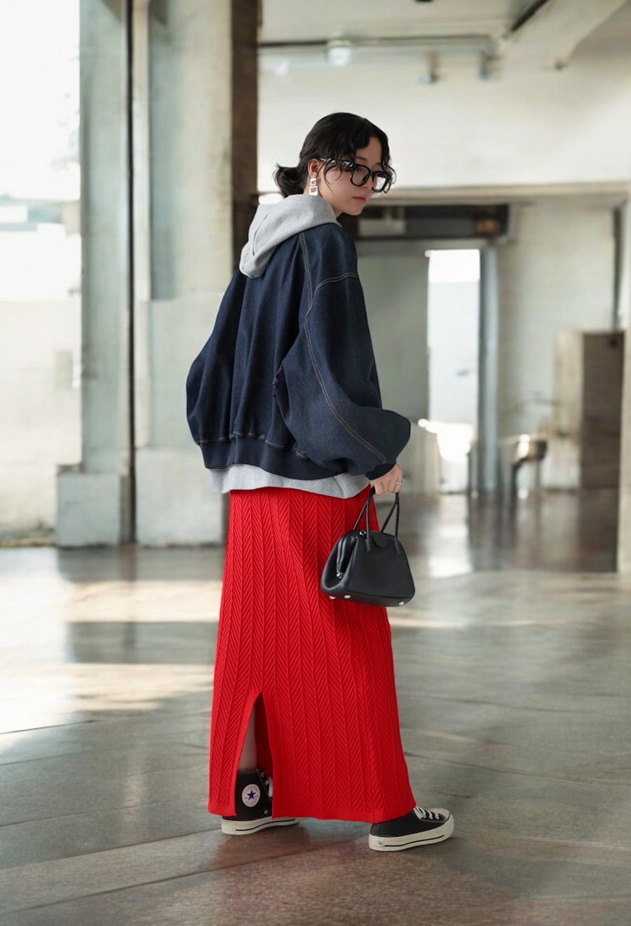 ニットスカート スカート レディース ボトムス ロング 送料無料