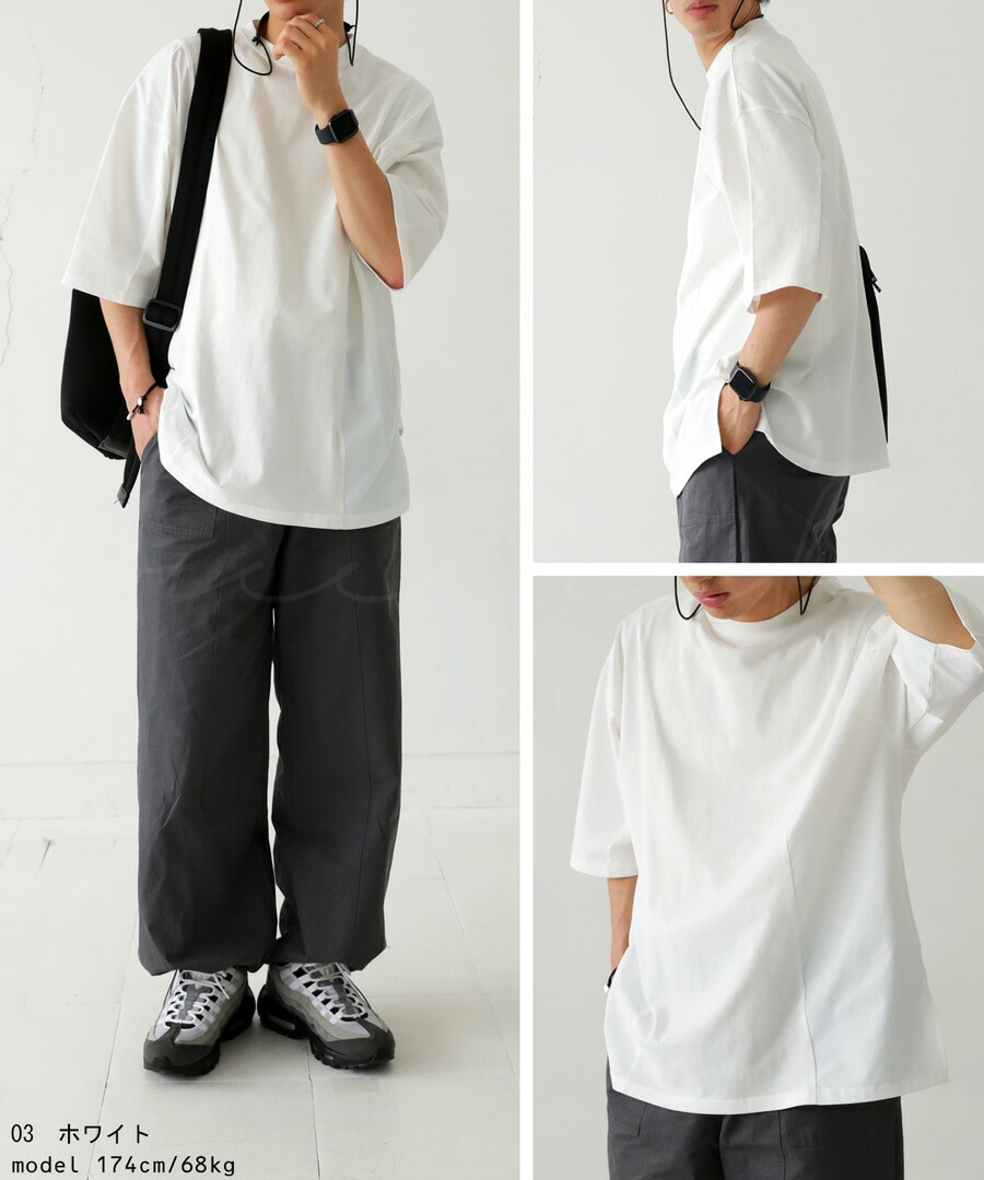 異素材切替Tシャツ Tシャツ メンズ トップス 半袖・再再販。(100