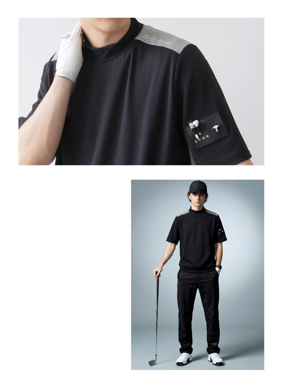 ANTIQUA GOLF×STCH トップス メンズ 送料無料 ・(80)メール便可 | GOLF