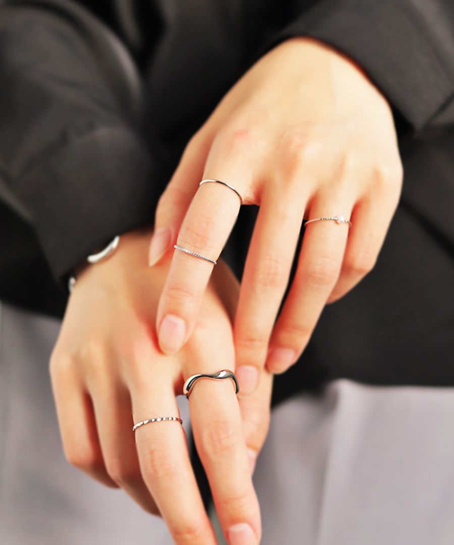 アクセ送料無料 セットリング 指輪 レディース リング・(100)メール便