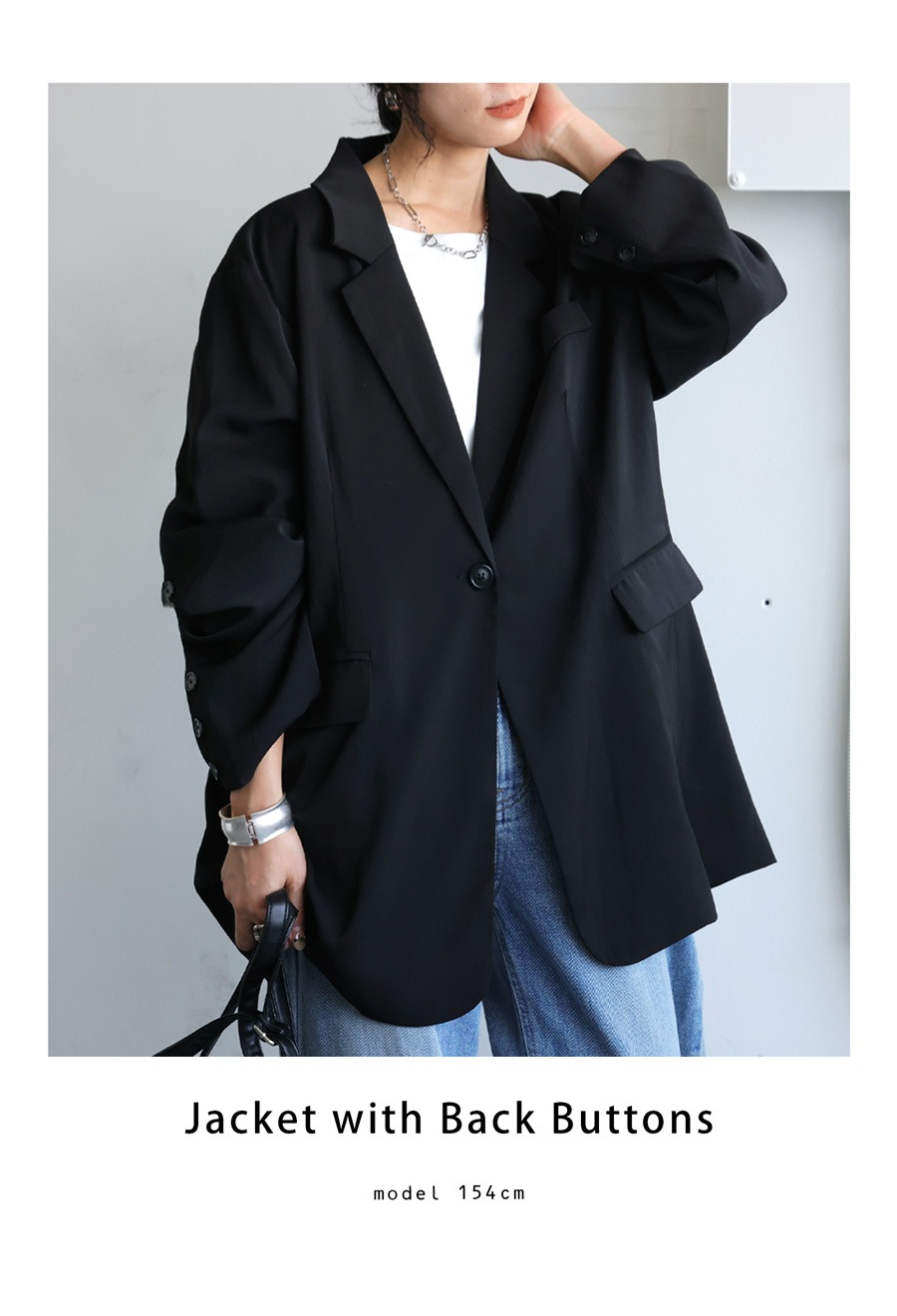 テーラードジャケット レディース アウター 長袖 送料無料・(100