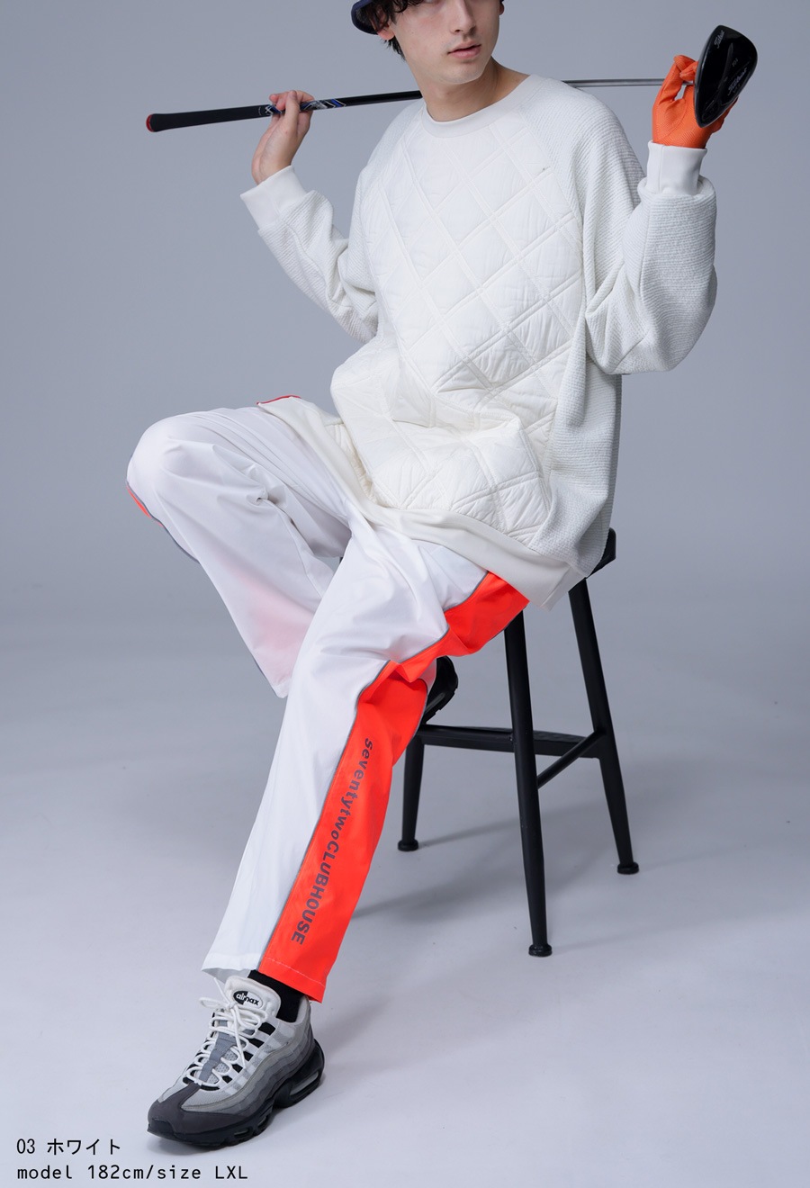 ＊お客ページ＊ ANTIQUA GOLF×STCH チェックパンツ メンズ 送料無料・再再販