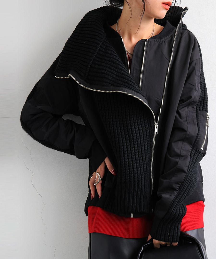 ANTIMIDブラック MA-1ジャケット フード付き ANTIMIDブラック MA-1ジャケット フード付き ANTIMID ファー付きMA-1