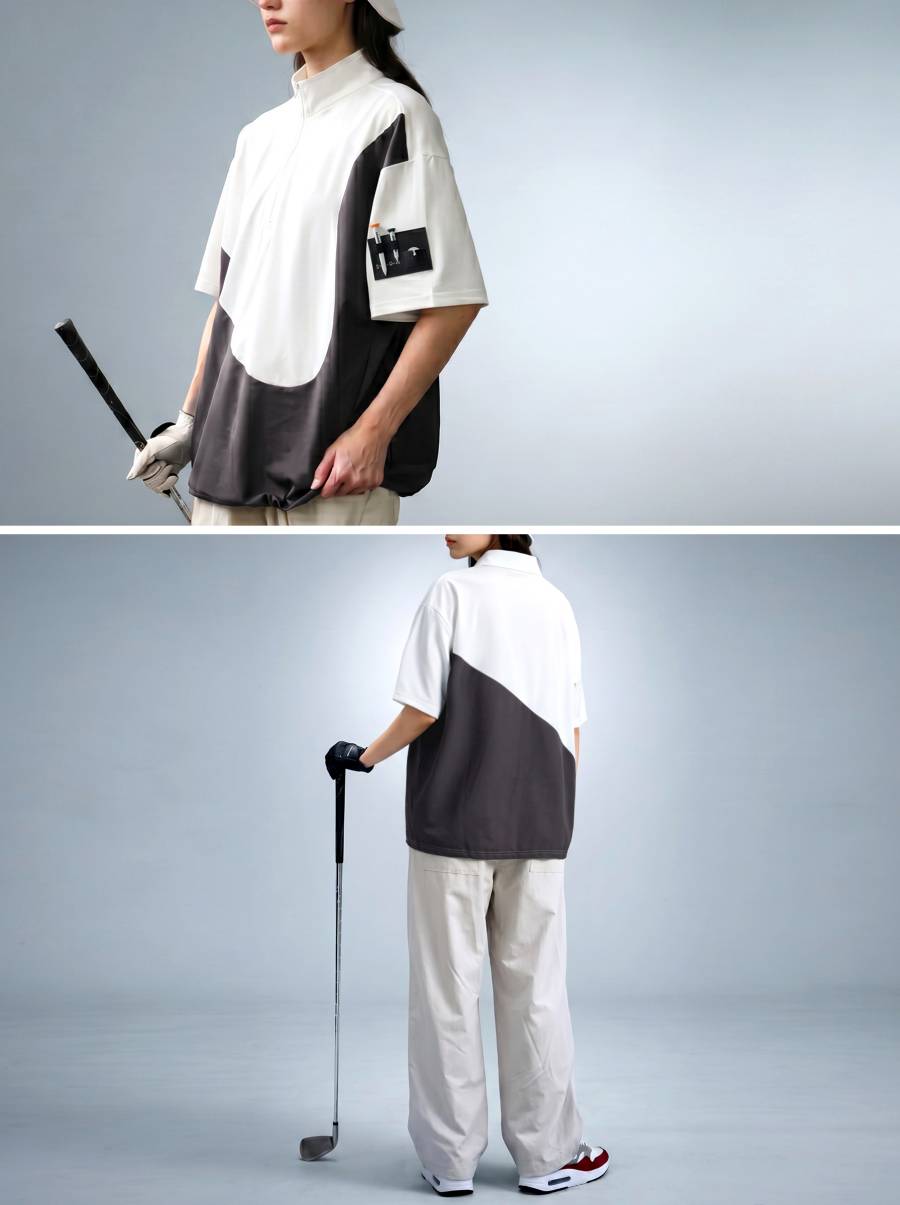 ANTIQUA GOLF×STCH トップス メンズ 送料無料 ・(50)メール便可 | GOLF