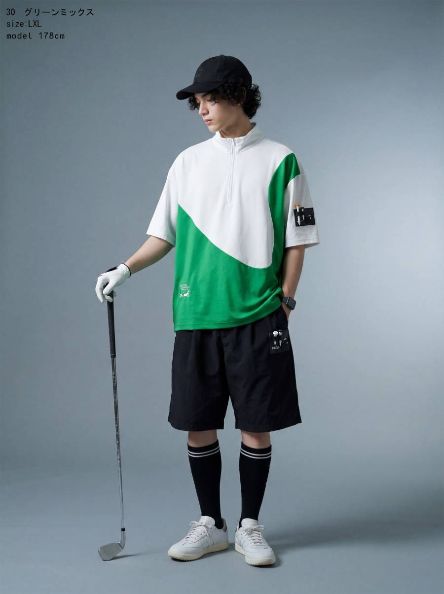 ANTIQUA GOLF×STCH トップス メンズ 送料無料 ・(50)メール便可 | GOLF