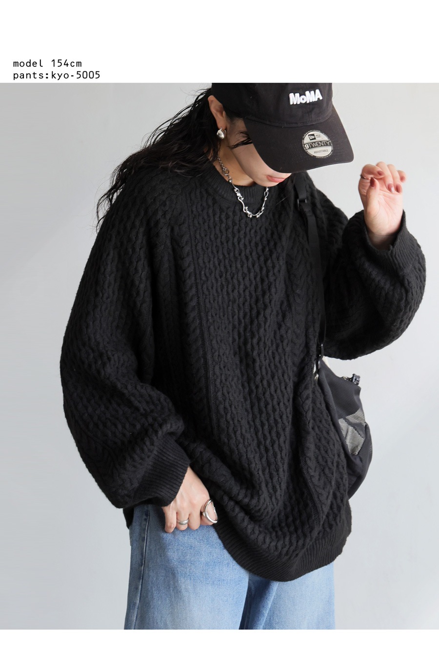 ケーブル編みニット レディース トップス ニット 送料無料・メール便