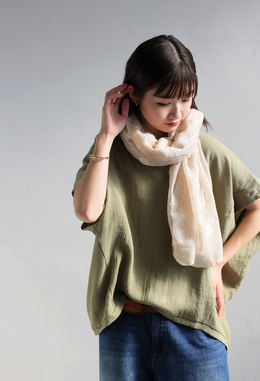 ヌキテパ     大判刺繍ストール     美品 ヌキテパ 大判刺繍ストール 美品 2025年最新】ヌキテパ ne