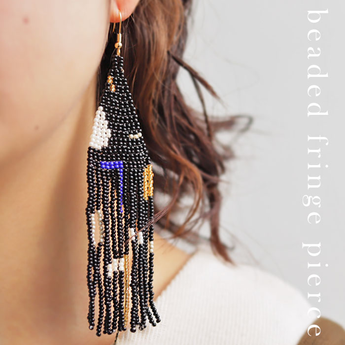 アクセ送料無料 ビーズピアス ピアス レディース 大ぶり ビーズ・(50  