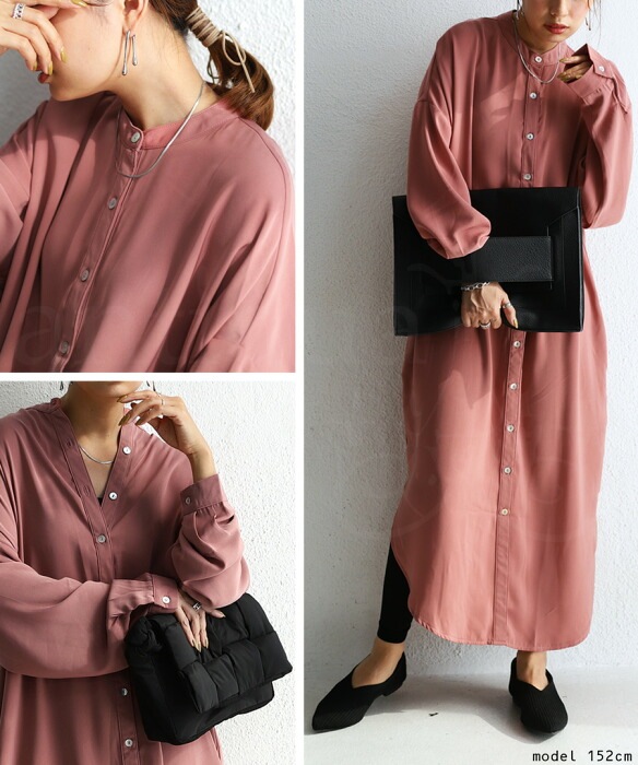 激かわ♡ブラック シャツワンピース 長袖 楽天市場】【洗える】レディース ワンピース シャツワンピース