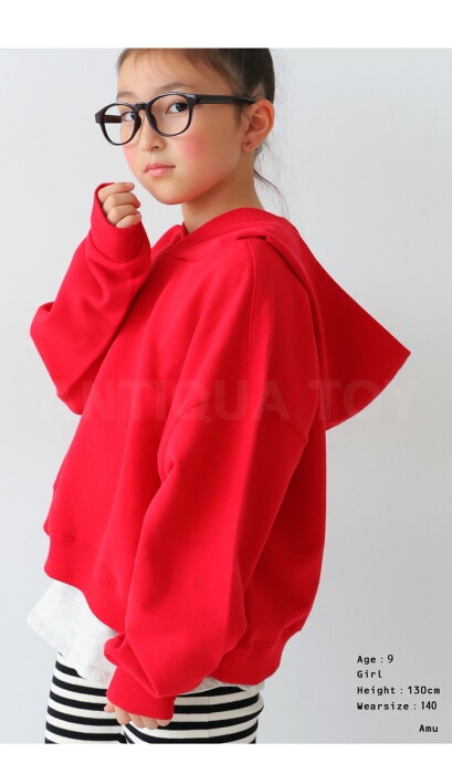 パーカー　子供服 アウトレットSALE60%OFF/返品不可】ミニ裏毛 ハーフジップ