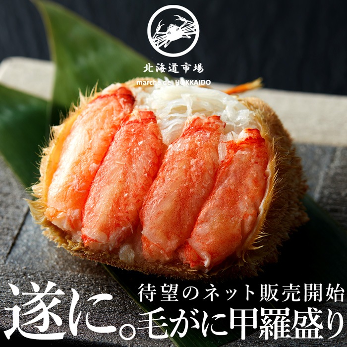 冷凍 毛ガニ甲羅盛り 甲羅盛り 1個 毛蟹 毛ガニ 送料無料・メール便