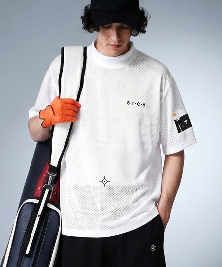 ANTIQUA GOLF×STCH プルオーバー メンズ 送料無料・(50)メール便可