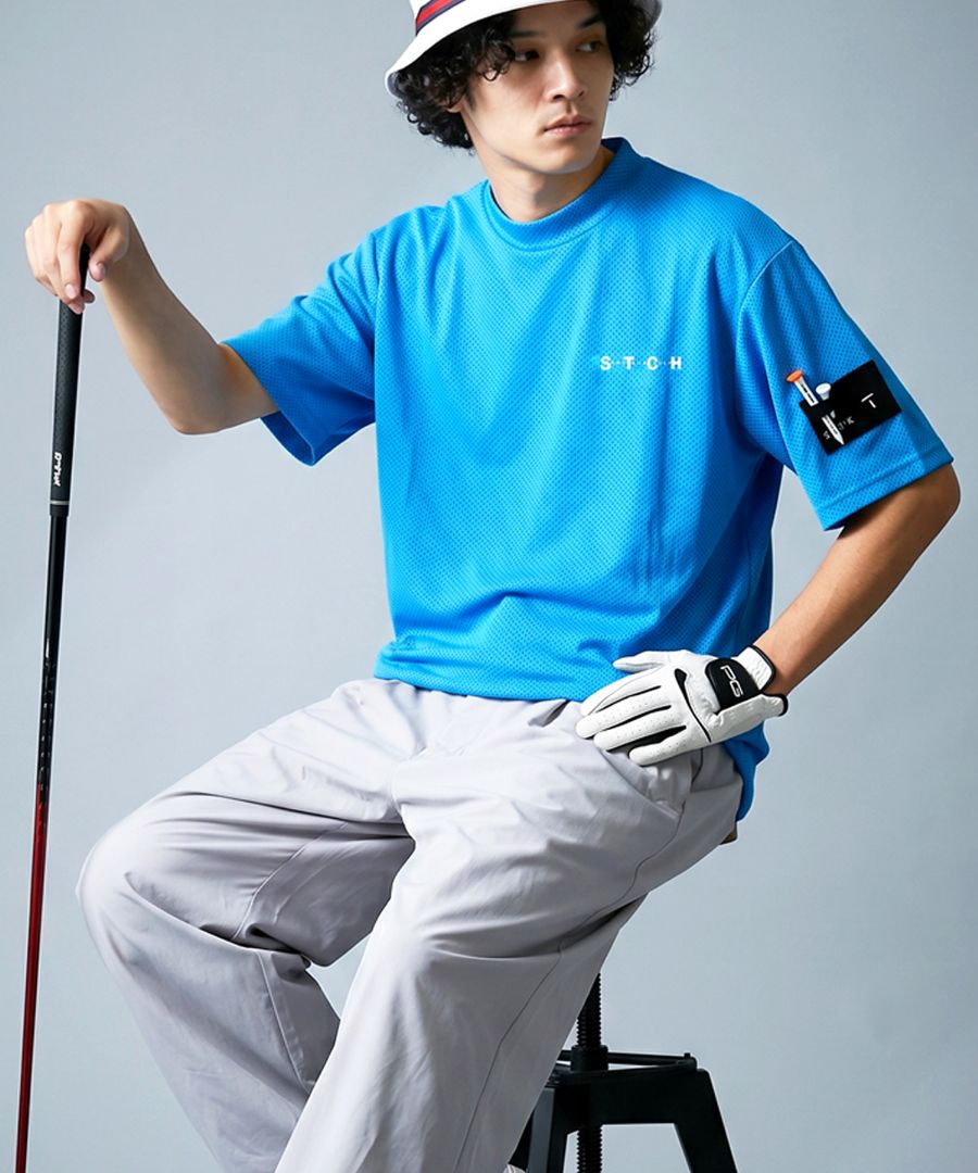 ANTIQUA GOLF×STCH プルオーバー メンズ 送料無料・(50)メール便可