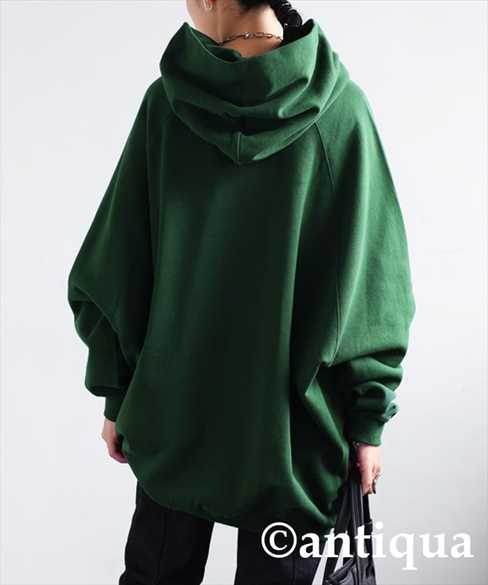 コクーン裏毛フーディー パーカー レディース トップス 送料無料・再