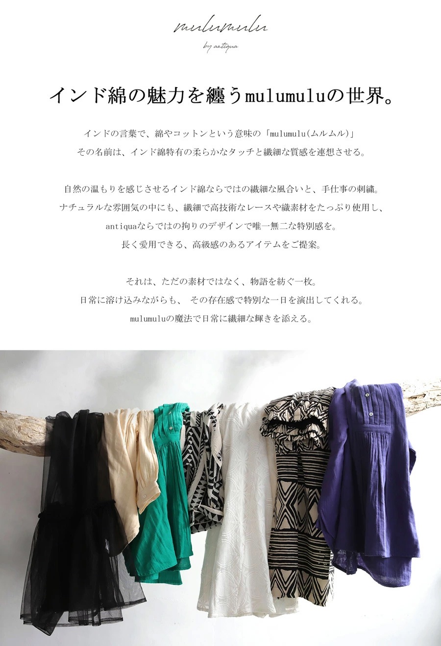 品よく、ひとクセ。インド綿 シャツ レディース ドット 刺繍 半袖 送料