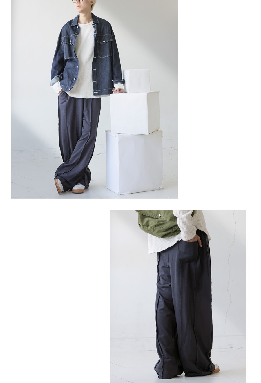 はな様 2WAYデザインデニムパンツ (988-30707) | ファッション通販