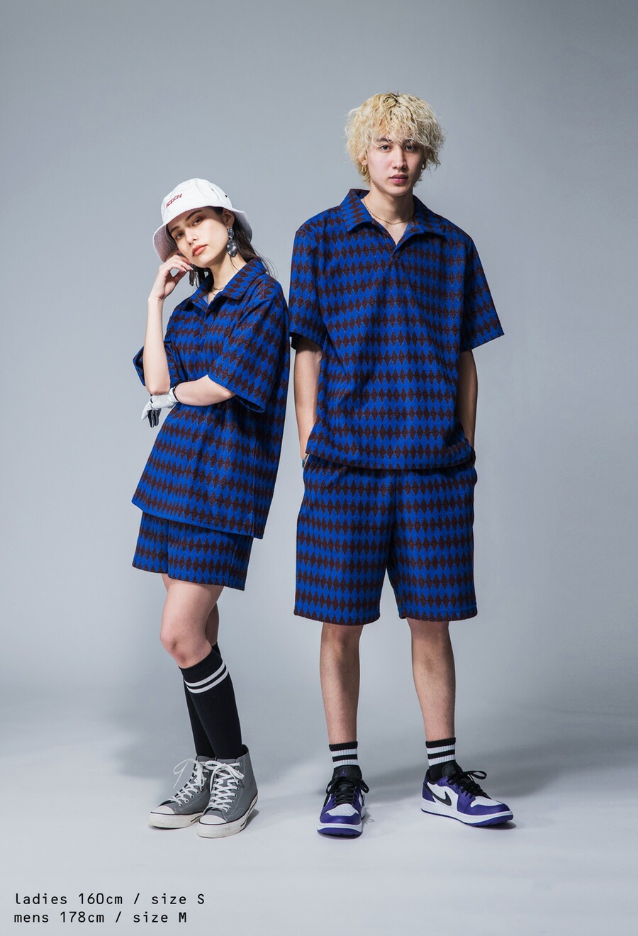 ANTIQUA GOLF×STCH 幾何学柄 開襟トップス レディース 送料無料・再販