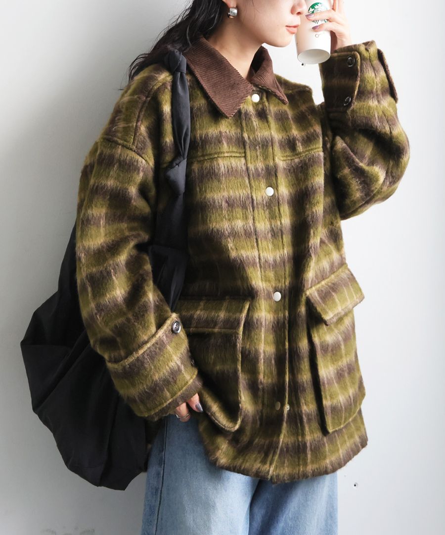 コムデギャルソンレディス チェック柄一重仕立てジャケット ジャケット テーラードジャケット チェックジャケット レディース