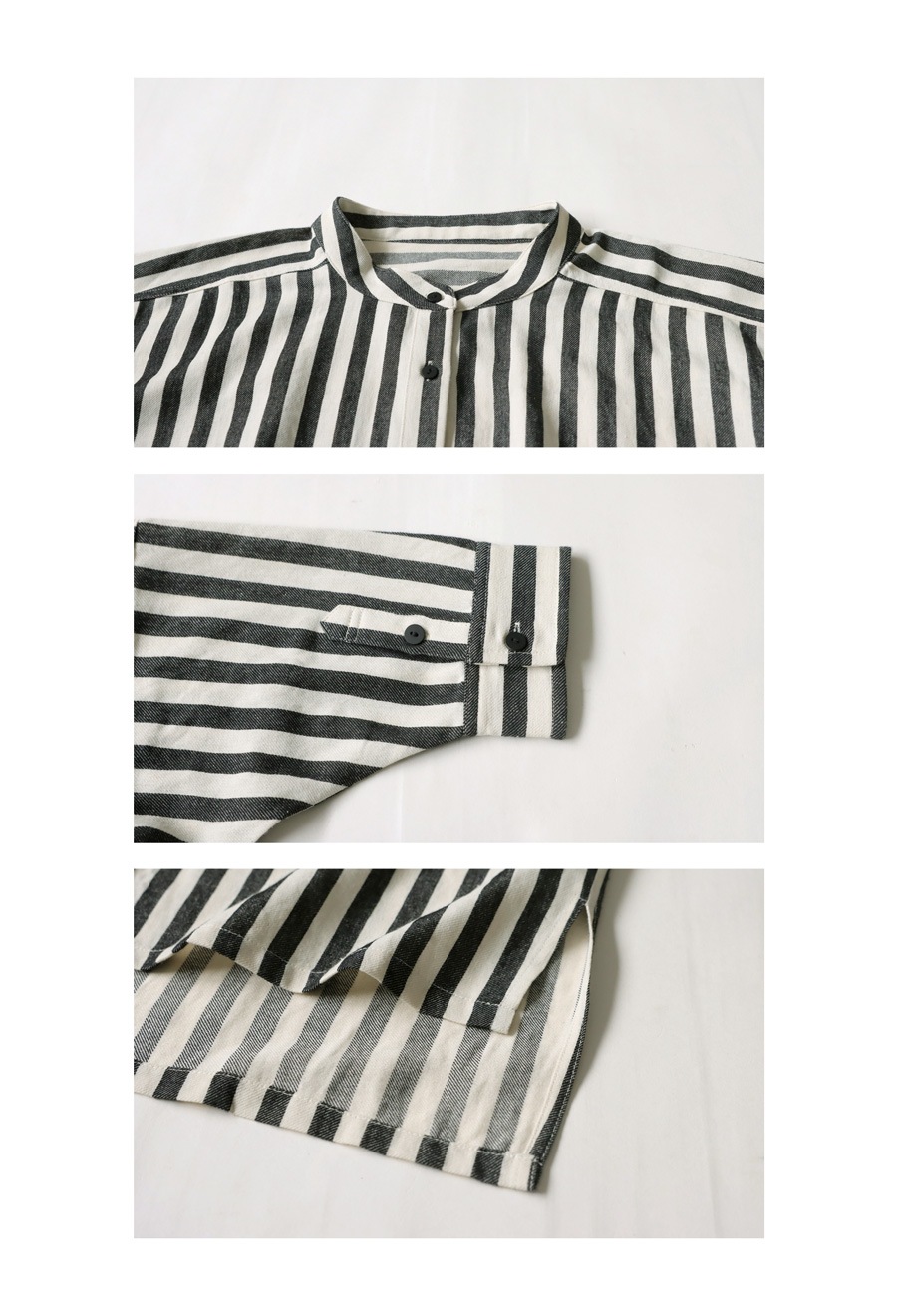 PRAGMATIC ストライプ 長袖シャツ サイズ3 THE SHOP TK シャツ マルチストライプ長袖シャツ メンズ