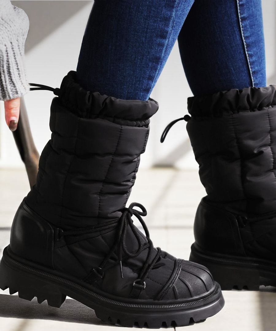中綿 レースアップブーツ レディース 厚底 パデット 送料無料・メール便不可 秋新作 中綿 レースアップブーツ レディース 厚底 パデット 送料無料・メール