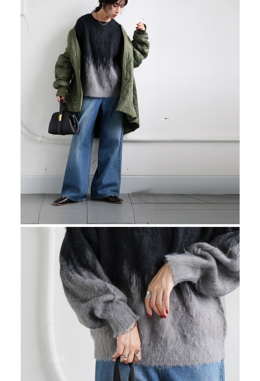 53900円　新品未使用　archivio グラデーションセーター 36 53900円 新品未使用 archivio グラデーションセーター 36