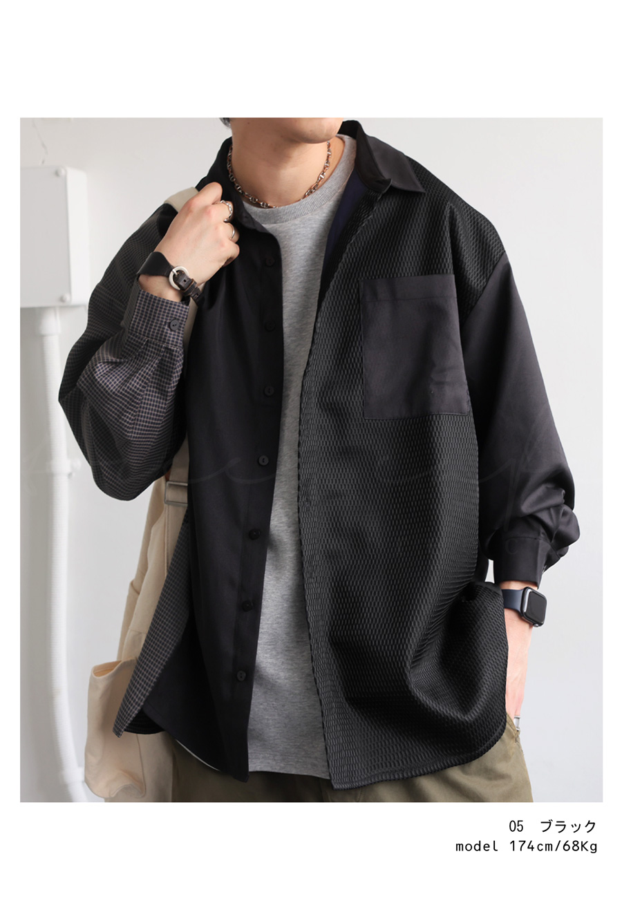 L.G.B 長袖カットソー トップス 切り替えデザイン メンズ レディース L.G.B 長袖カットソー トップス 切り替えデザイン メンズ レディース