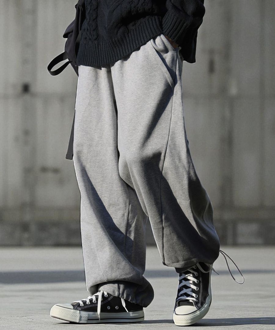 古布バッチパンツ WEB限定】裾ドロストパラシュートパンツ