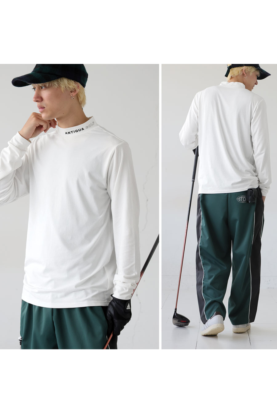 ANTIQUA GOLF 多機能 トップス メンズ 長袖・(80)メール便可 | GOLF