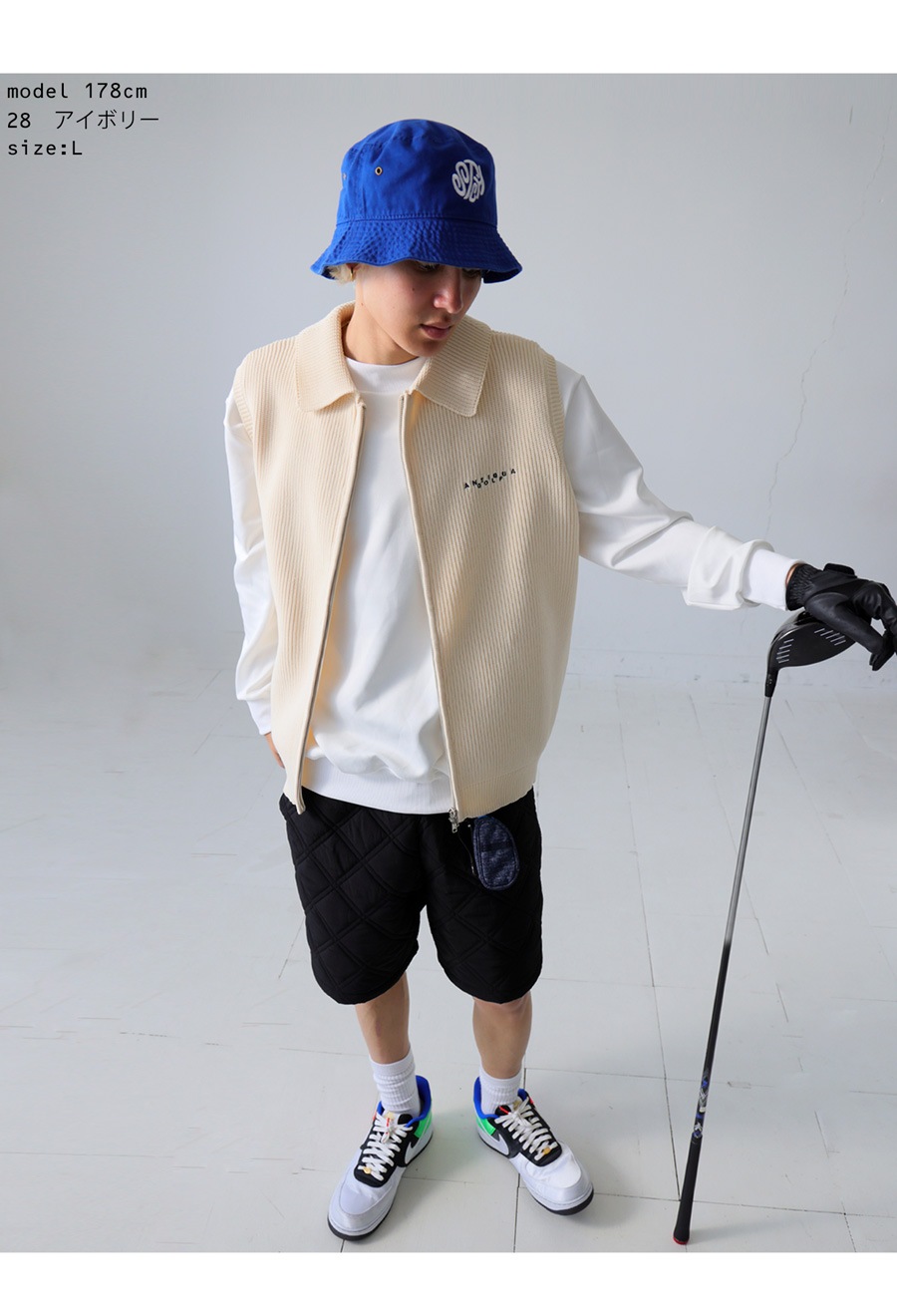 ANTIQUA GOLF ニットベスト レディース 送料無料・メール便不可