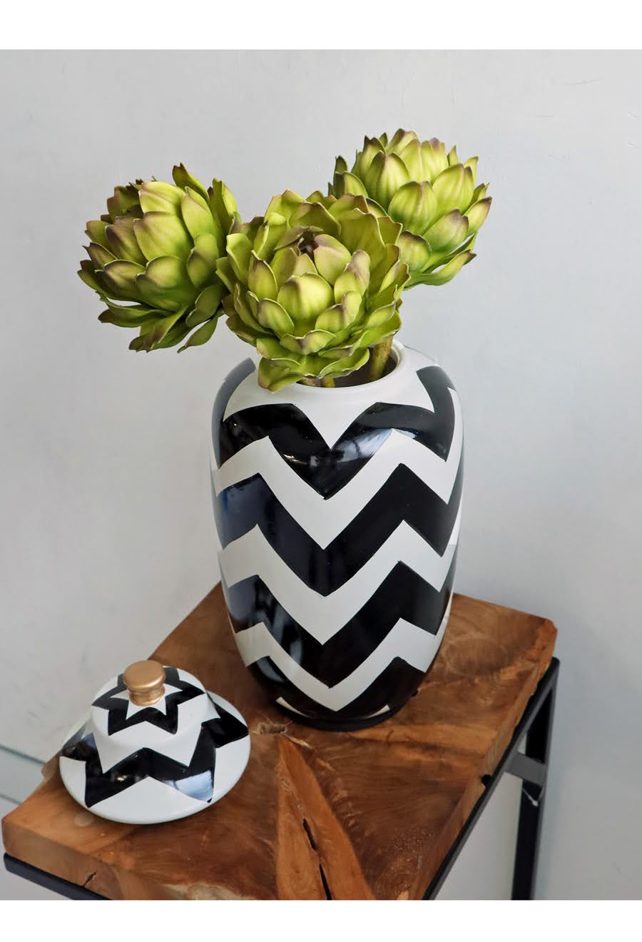 [専用] 陶器　インテリア 陶器製六角形お花ポットポット容器