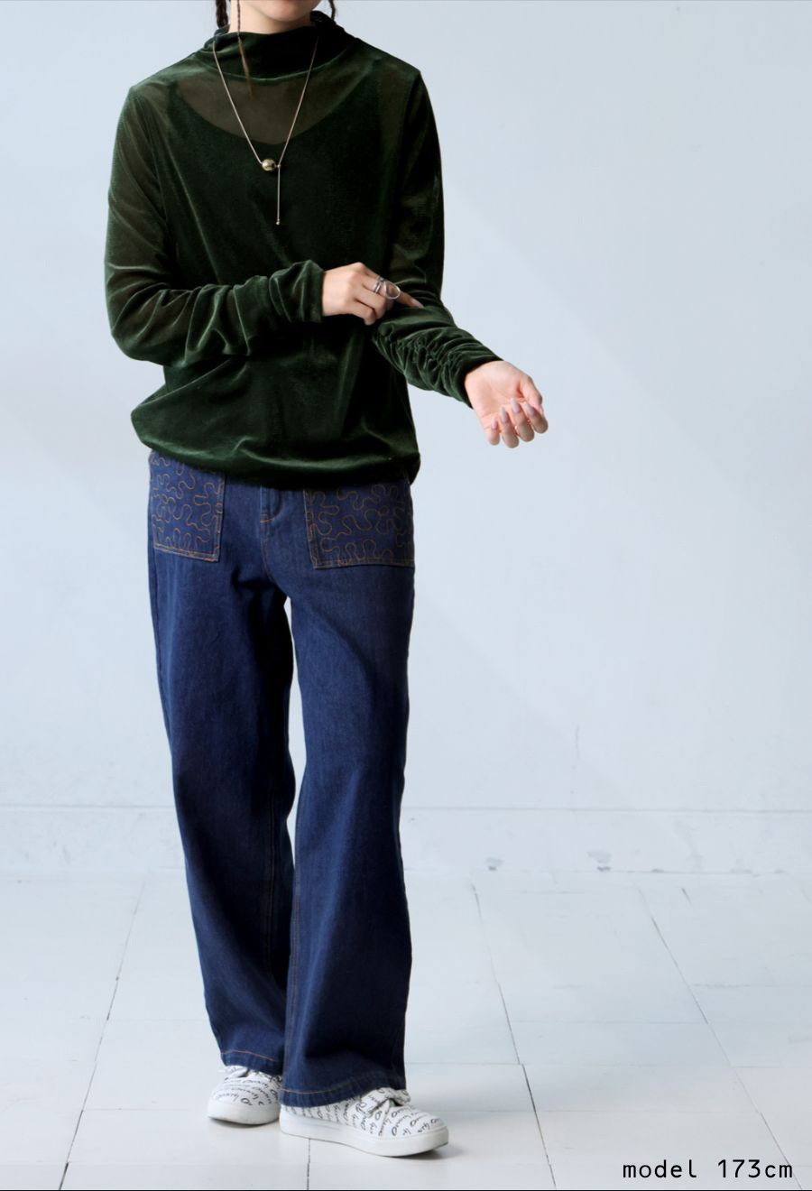 någonsstans 長袖トップス M 黒・緑 high-neck pullover(M BLACK): nagonstans: WOMENS｜THE TOKYO ONLINE