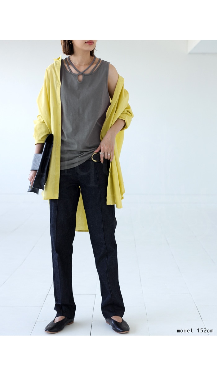 肩紐隠せる デザインタンクトップ タンクトップ レディース・再販。(30