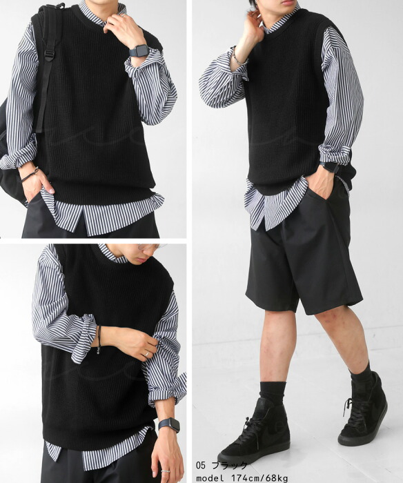 D221894 THE MENS COMPANY ニットベスト D221894 THE MENS COMPANY ニットベスト