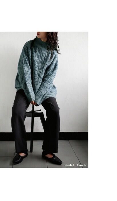 ジャガード編みニット ニット レディース トップス 送料無料・メール便