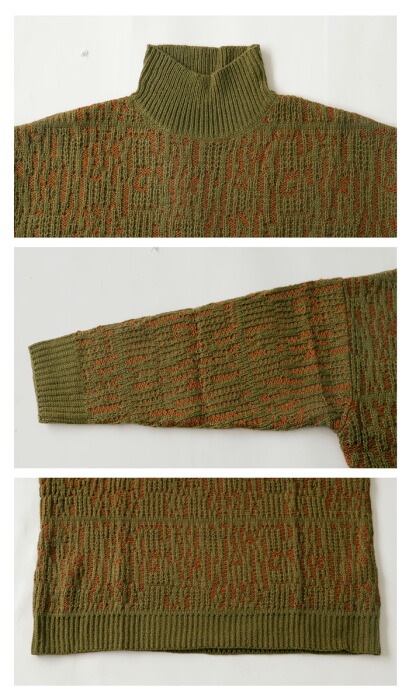 ジャガード編みニット ニット レディース トップス 送料無料・メール便